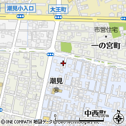 宮崎県宮崎市中西町5周辺の地図