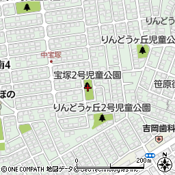 宝塚２号街区公園トイレ周辺の地図