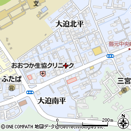 株式会社松井商会　宮崎営業所周辺の地図