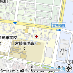 宮崎県宮崎市日ノ出町215周辺の地図