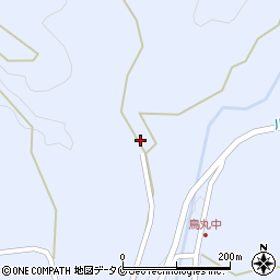 鹿児島県薩摩川内市東郷町鳥丸1214周辺の地図