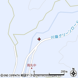 鹿児島県薩摩川内市東郷町鳥丸619周辺の地図