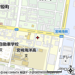 ポーラ宮崎センター周辺の地図