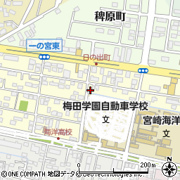 宮崎県宮崎市日ノ出町126周辺の地図