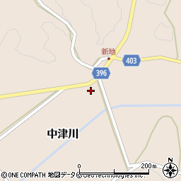 鹿児島県薩摩郡さつま町中津川1417周辺の地図