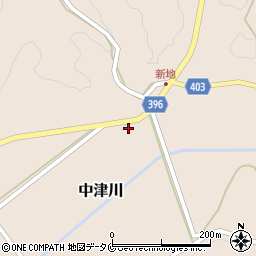 鹿児島県薩摩郡さつま町中津川1423周辺の地図