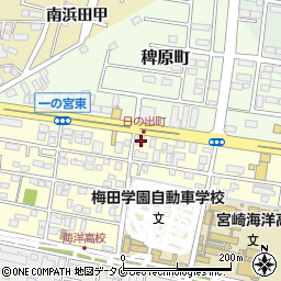 宮崎県宮崎市日ノ出町142周辺の地図