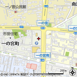 宮崎銀行一の宮支店 ＡＴＭ周辺の地図