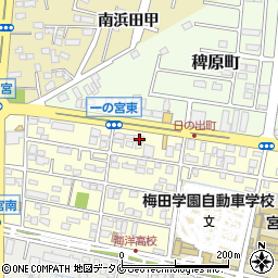 宮崎県宮崎市日ノ出町52周辺の地図