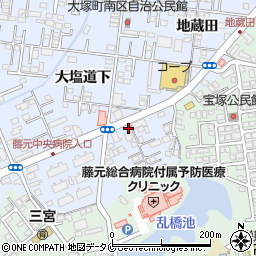 九大進学ゼミ大塚校周辺の地図