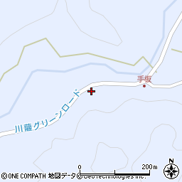 鹿児島県薩摩川内市東郷町鳥丸636周辺の地図