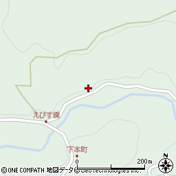 鹿児島県霧島市横川町上ノ347周辺の地図