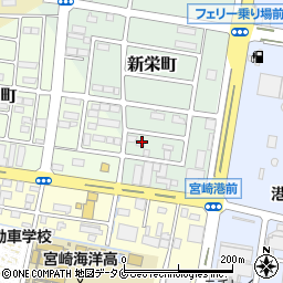 株式会社山田屋　宮崎支店周辺の地図
