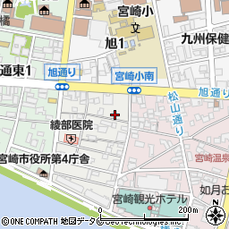 宮崎県宮崎市川原町5-24周辺の地図