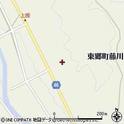 鹿児島県薩摩川内市東郷町藤川周辺の地図
