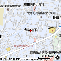 宮崎県宮崎市大塚町大塩道下周辺の地図