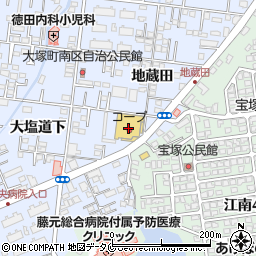 コープ大塚店周辺の地図