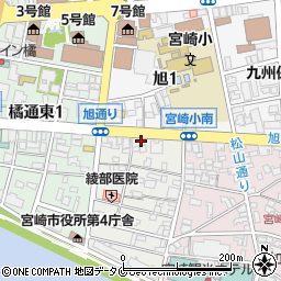 宮崎県宮崎市川原町5-7周辺の地図