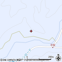 鹿児島県薩摩川内市東郷町鳥丸1089周辺の地図