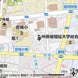 宮崎県不動産鑑定士協会（公益社団法人）周辺の地図