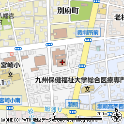 福岡高等裁判所　宮崎支部民事受付係周辺の地図