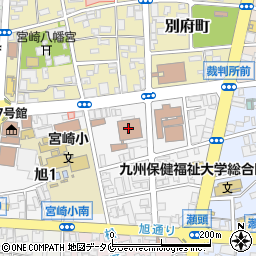 宮崎県警察本部警察安全相談ＦＡＸ周辺の地図