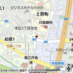 ローソン宮崎上野町店周辺の地図