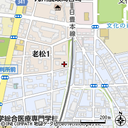 パークコート老松周辺の地図