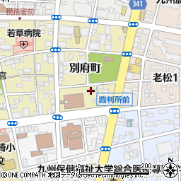 宮崎地方裁判所裁判官舎周辺の地図