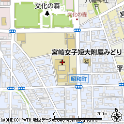 宮崎学園高等学校周辺の地図