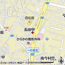 株式会社フソウ　宮崎営業所周辺の地図