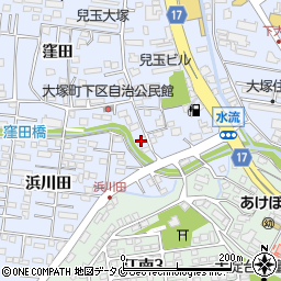 宮崎県宮崎市大塚町窪田3215周辺の地図
