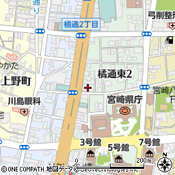 宮崎第一信用金庫本店営業部周辺の地図