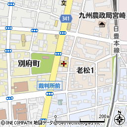 モリタゴルフ宮崎店周辺の地図