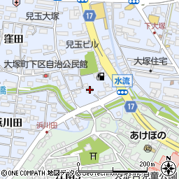 宮崎県宮崎市大塚町京園3201周辺の地図