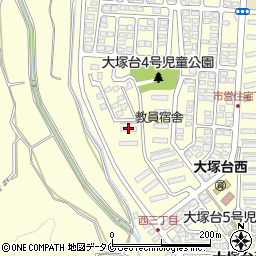 宮崎県西警察大塚台職員宿舎Ｂ棟周辺の地図