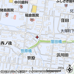 宮崎県宮崎市大塚町馬場崎3561-3周辺の地図