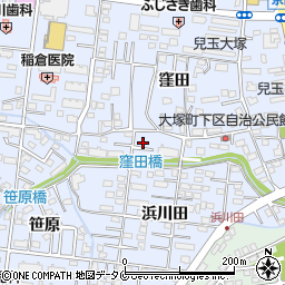 宮崎県宮崎市大塚町窪田3281周辺の地図