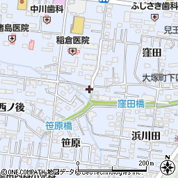 宮崎県宮崎市大塚町馬場崎3561-2周辺の地図