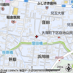 宮崎県宮崎市大塚町窪田3282周辺の地図