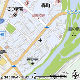 南日本新聞社周辺の地図