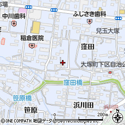 宮崎県宮崎市大塚町窪田3286周辺の地図