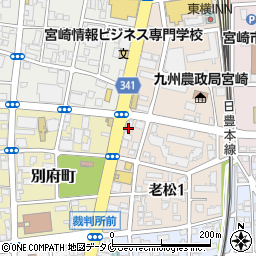 日之出水道機器株式会社　宮崎営業所周辺の地図