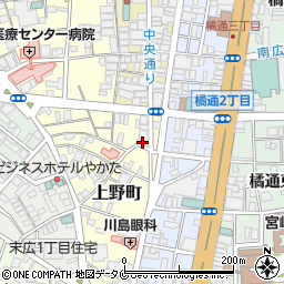 職員倶楽部宮崎周辺の地図