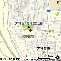 宮崎県宮崎市大塚台西3丁目周辺の地図