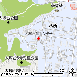 宮崎市大塚児童センター周辺の地図