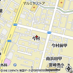 宮崎県宮崎市吉村町今村甲周辺の地図