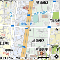 一和のヒヨコ橘通店周辺の地図