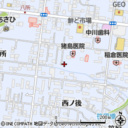 宮崎県宮崎市大塚町馬場崎3506-5周辺の地図