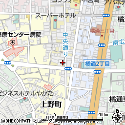 辛麺屋 桝元 宮崎中央通店周辺の地図